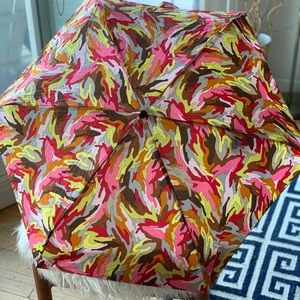 NWT Missoni Camouflage Travel Umbrella -Pink/Brown
